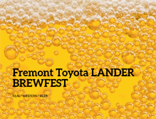 Tablet Screenshot of landerbrewfest.com